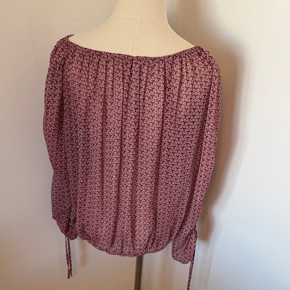 Octavia women’s Purple Patterned Top - Picture 4 of 6